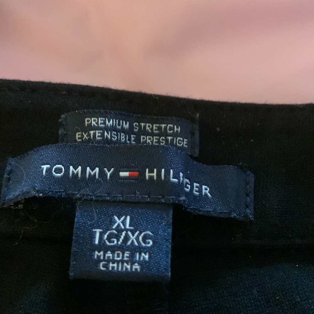 Black stretch dress pants-Tommy Hilfiger